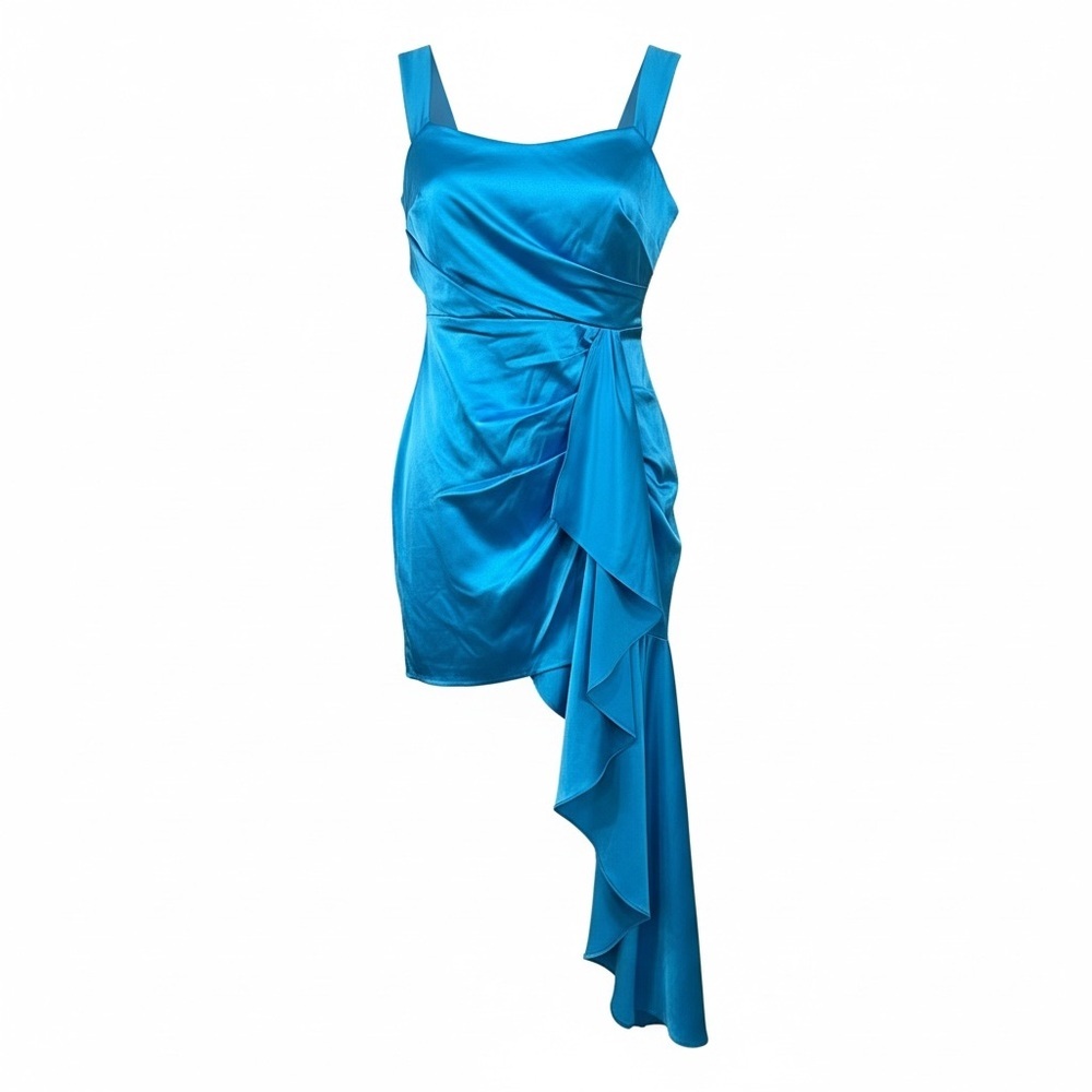 Lulus NWT turquoise blue party dress, medium